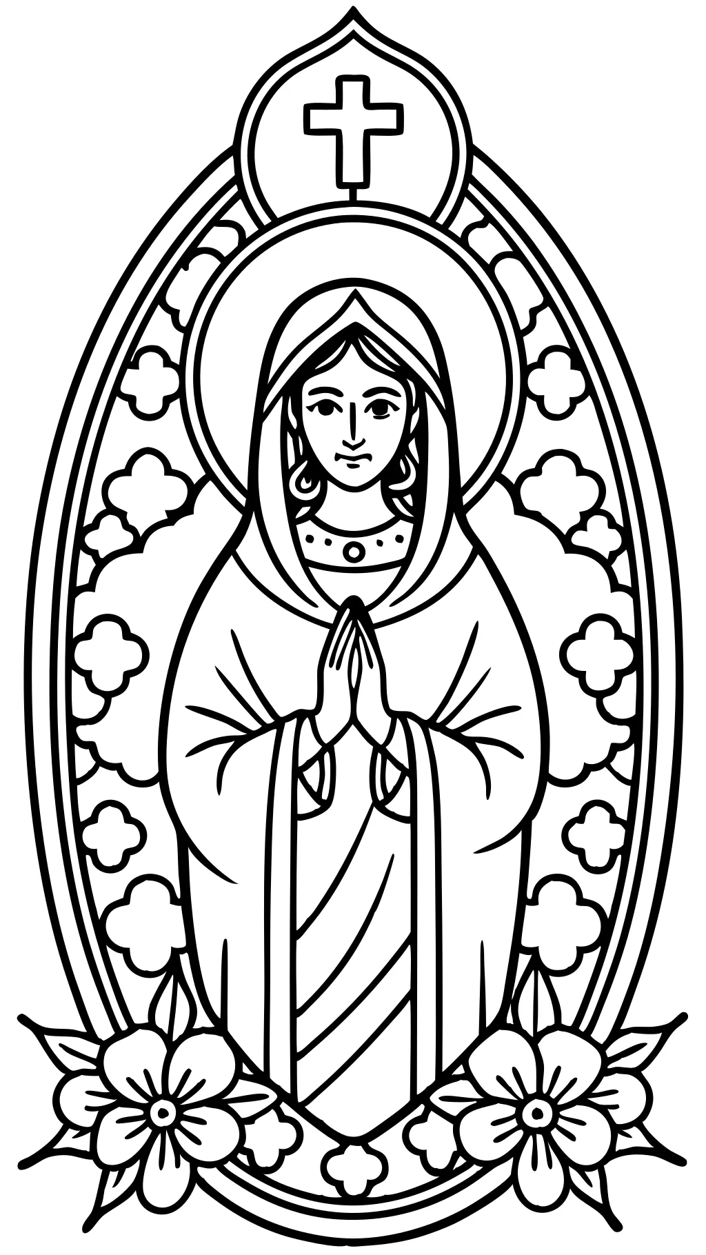 catholic coloring pages for adults